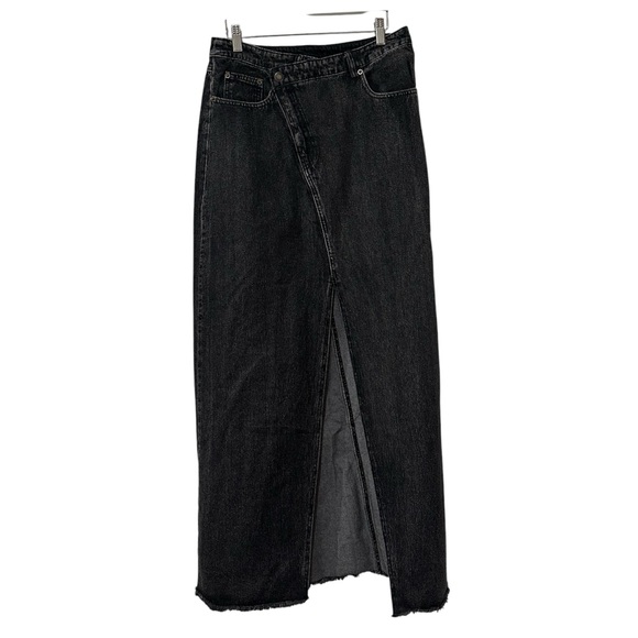 Dressed In LALA - Don’t Kill My Vibe Denim Skirt XL - Picture 2 of 4